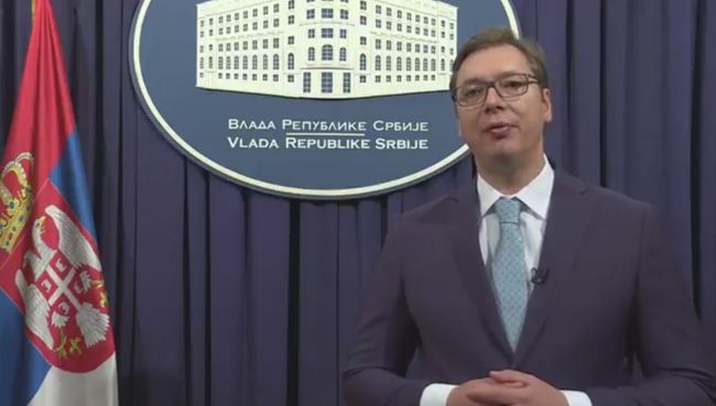 Избранный Президент Сербии Александр Вучич поздравил россиян с Днем Победы Избранный Президент Сербии Александр Вучич поздравил россиян с Днем Победы