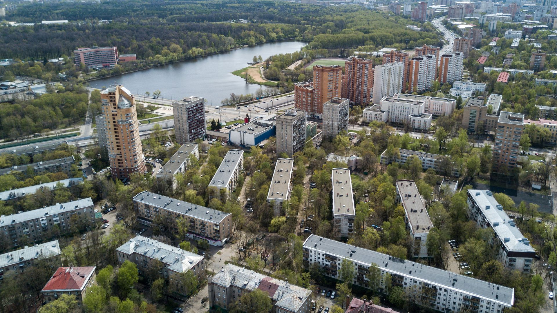 Пятиэтажные жилые дома в районе Коптево в Москве, включенные в программу реновации Пятиэтажные жилые дома в районе Коптево в Москве, включенные в программу реновации - РИА Новости, 1920, 17.11.2020