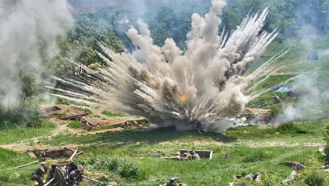 Военно-историческая реконструкция Штурм Сапун-горы Военно-историческая реконструкция Штурм Сапун-горы