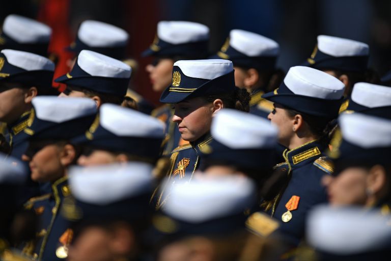 Военнослужащие на генеральной репетиции военного парада в Москве, посвящённого 72-й годовщине Победы в Великой Отечественной войне Военнослужащие на генеральной репетиции военного парада в Москве, посвящённого 72-й годовщине Победы в Великой Отечественной войне