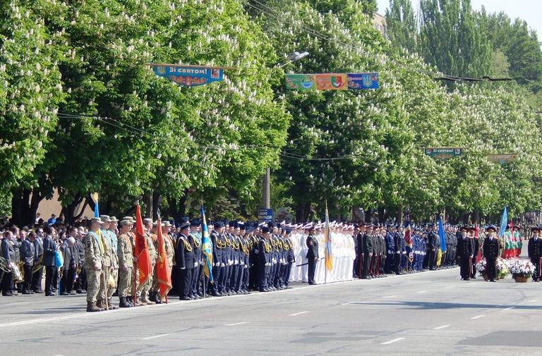 Парад Победы в Кривом Роге