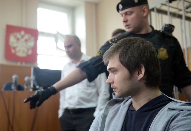 Заседание суда по делу блогера Руслана Соколовского в Екатеринбурге