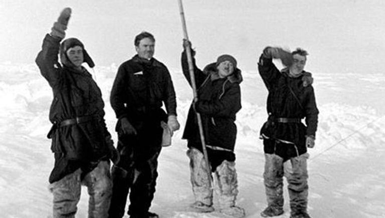 Участники экспедиции Северный полюс-1 Участники экспедиции Северный полюс-1