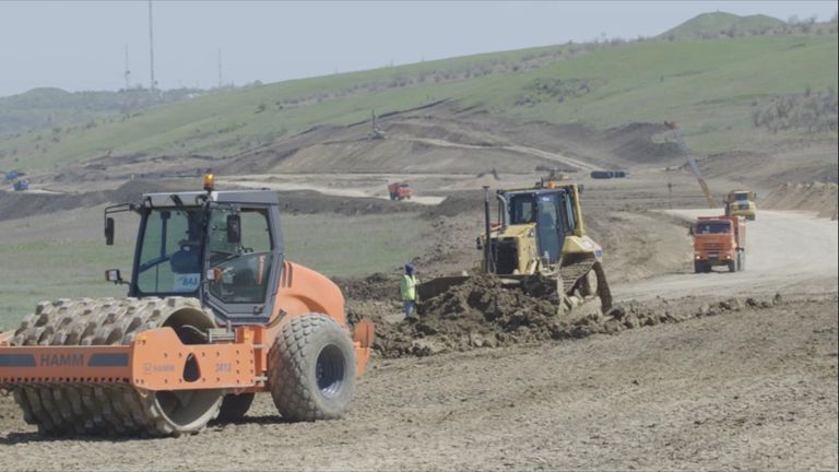 В Крыму началось строительство трассы Таврида