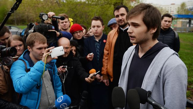Заседание суда по делу блогера Руслана Соколовского. Архивное фото