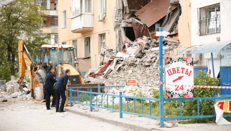 Взрыв бытового газа в жилом доме в Волгограде Взрыв бытового газа в жилом доме в Волгограде