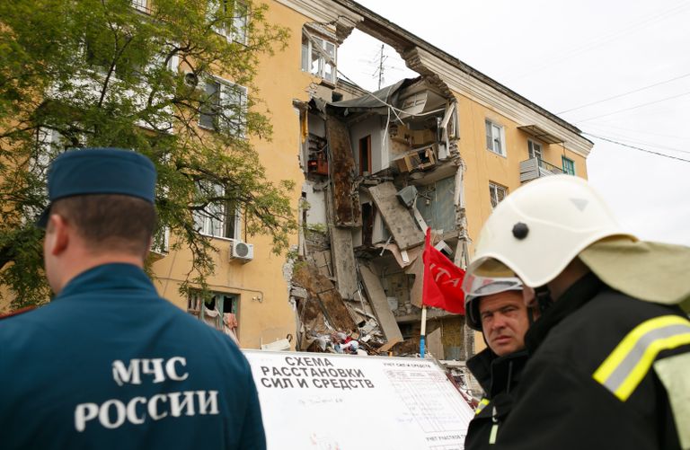 Взрыв бытового газа в жилом доме в Волгограде Взрыв бытового газа в жилом доме в Волгограде