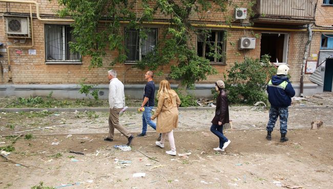 Ликвидация последствий взрыва газа в Волгограде. 17 мая 2017