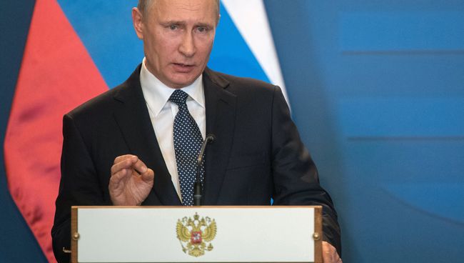 Президент РФ Владимир Путин. Архивное фото Президент РФ Владимир Путин. Архивное фото