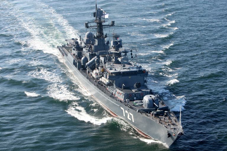 СКР Ярослав Мудрый в акватории Балтийского моря