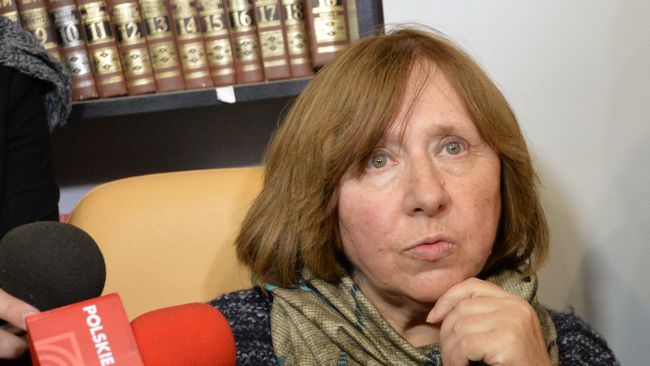 Белорусская писательница Светлана Алексиевич. Архивное фото