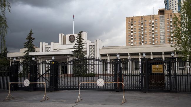 Посольство Корейской Народно-Демократической Республики в РФ в Москве. Архивное фото Посольство Корейской Народно-Демократической Республики в РФ в Москве. Архивное фото