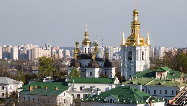 Киево-Печерская лавра в Киеве. Архивное фото Киево-Печерская лавра в Киеве. Архивное фото