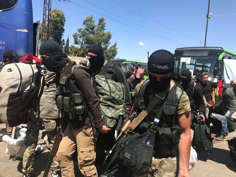 Боевики в городе Хомс Боевики в городе Хомс