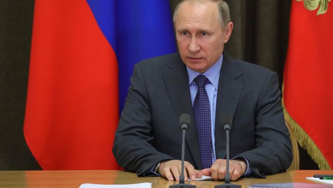 Президент РФ Владимир Путин. Архивное фото Президент РФ Владимир Путин. Архивное фото