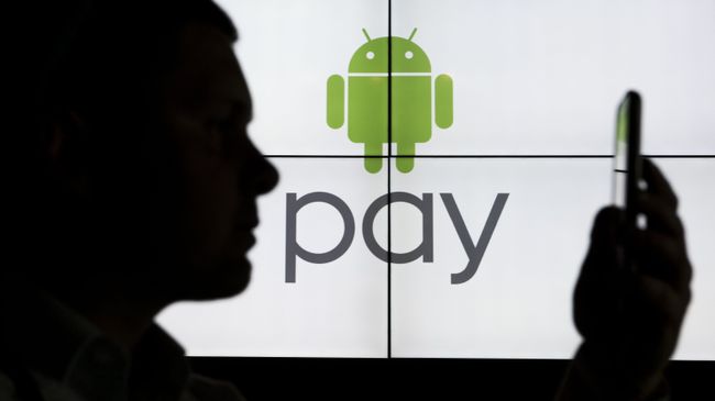 Логотип Android на экране Логотип Android на экране