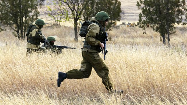 Учения спецподразделений в Крыму Учения спецподразделений в Крыму