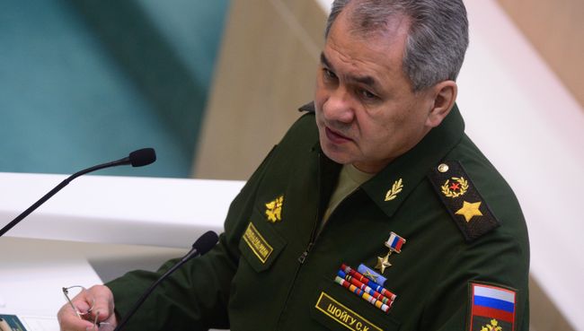Министр обороны РФ Сергей Шойгу. Архивное фото Министр обороны РФ Сергей Шойгу. Архивное фото