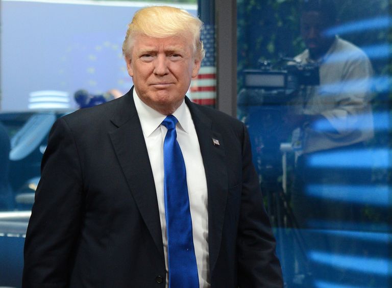 Президент США Дональд Трамп встретился с лидерами ЕС в Брюсселе, 25 мая 2017
