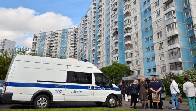 Жилой дом, где сотрудники ФСБ РФ задержали членов террористической группы. 25 мая 2017 Жилой дом, где сотрудники ФСБ РФ задержали членов террористической группы. 25 мая 2017