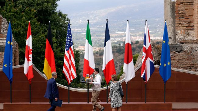 Подготовка к саммиту G7 в Италии Подготовка к саммиту G7 в Италии