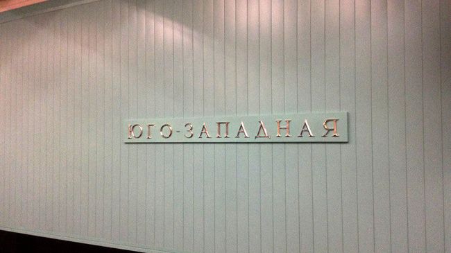 Метро Юго-Западная в Москве