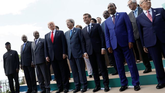 На саммите G7 в Италии, 27 мая 2017 На саммите G7 в Италии, 27 мая 2017