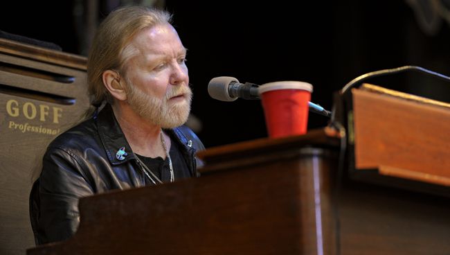 Звезда стиля южный рок Грегг Оллман (Gregg Allman). Архивное фото