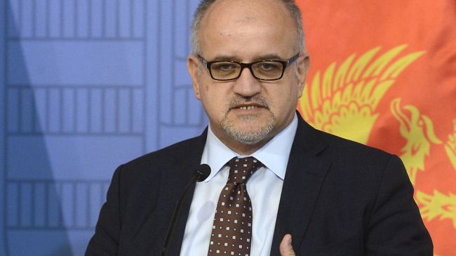 Глава МИД Черногории Серджан Дарманович. Архивное фото