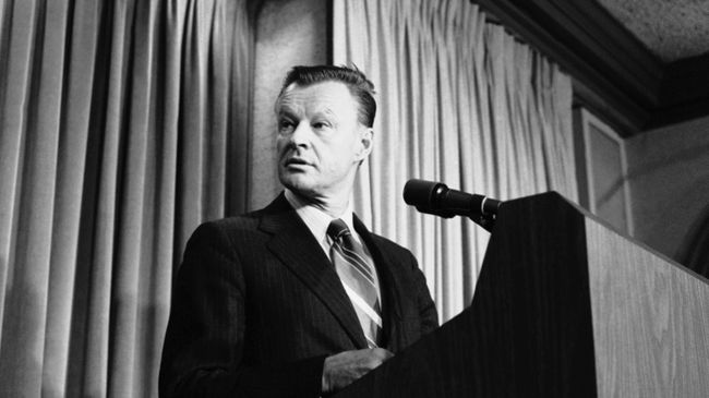Американский политолог Збигнев Бжезинский. 11 мая 1979 года