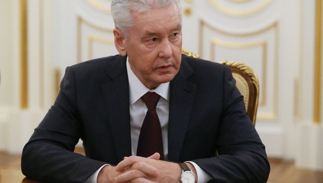 Мэр Москвы Сергей Собянин на заседании президиума Совета при президенте РФ по стратегическому развитию и приоритетным проектам. 30 мая 2017