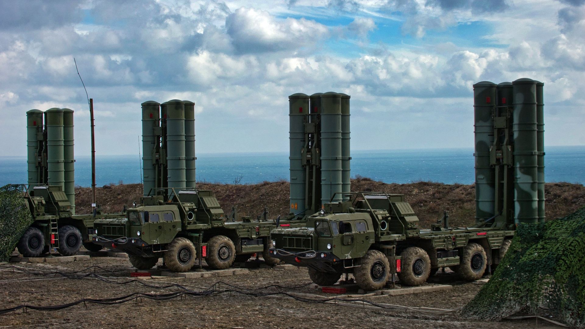 Зенитный ракетный комплекс С-400 Триумф полка противовоздушной обороны в Феодосии - РИА Новости, 1920, 26.03.2025