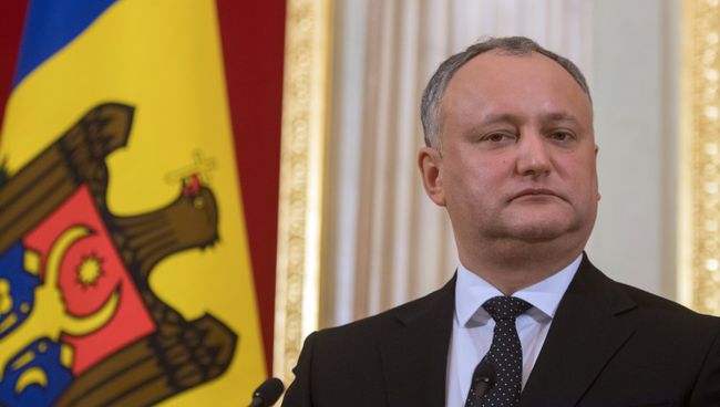 Президент Молдавии Игорь Додон. Архивное фото Президент Молдавии Игорь Додон. Архивное фото