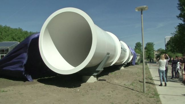 В Голландии протестировали трубу для Hyperloop