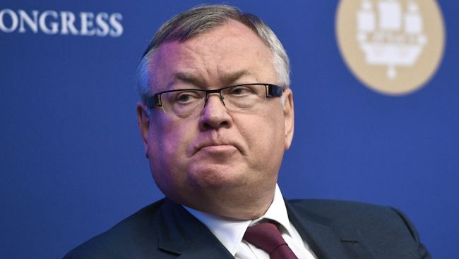 Президент-председатель правления банка ВТБ Андрей Костин. Архивное фото Президент-председатель правления банка ВТБ Андрей Костин. Архивное фото