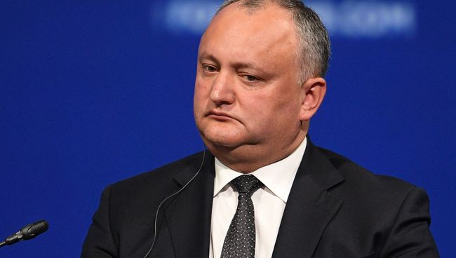 Президент Молдавии Игорь Додон. Архивное фото Президент Молдавии Игорь Додон. Архивное фото