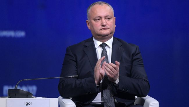 Президент Молдавии Игорь Додон. Архивное фото Президент Молдавии Игорь Додон. Архивное фото
