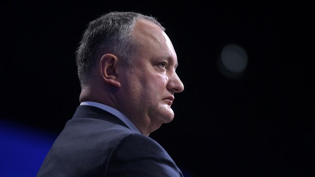Президент Молдавии Игорь Додон 