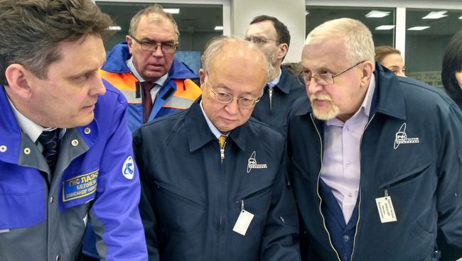 Визит главы МАГАТЭ Юкио Амано на ЛАЭС Визит главы МАГАТЭ Юкио Амано на ЛАЭС