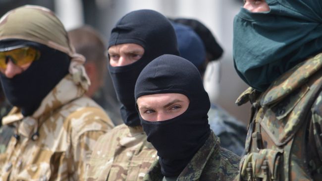 Бойцы батальона Донбасс в Киеве. Архивное фото Бойцы батальона Донбасс в Киеве. Архивное фото