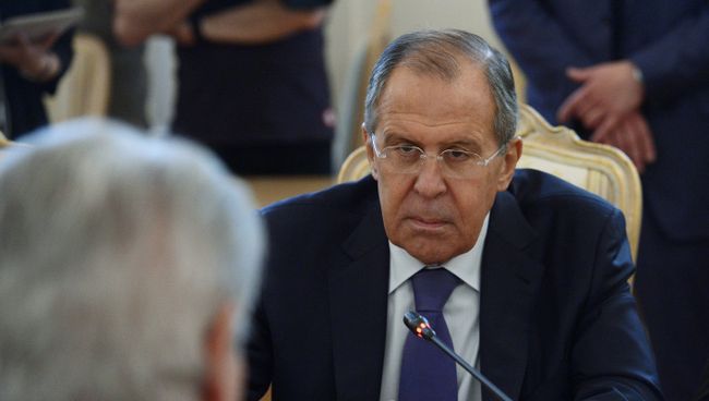 Министр иностранных дел РФ Сергей Лавров во время встречи с министром иностранных дел Испании Альфонсо Дастисом Кеседо в Москве. 7 июня 2017 Министр иностранных дел РФ Сергей Лавров во время встречи с министром иностранных дел Испании Альфонсо Дастисом Кеседо в Москве. 7 июня 2017