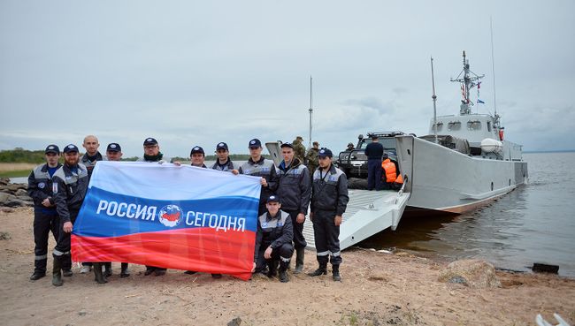 Участники комплексной экспедиции РГО Гогланд-2017