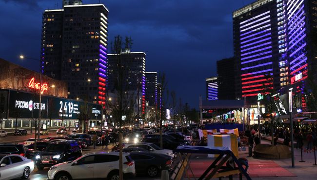 Здания на Новом Арбате в Москве