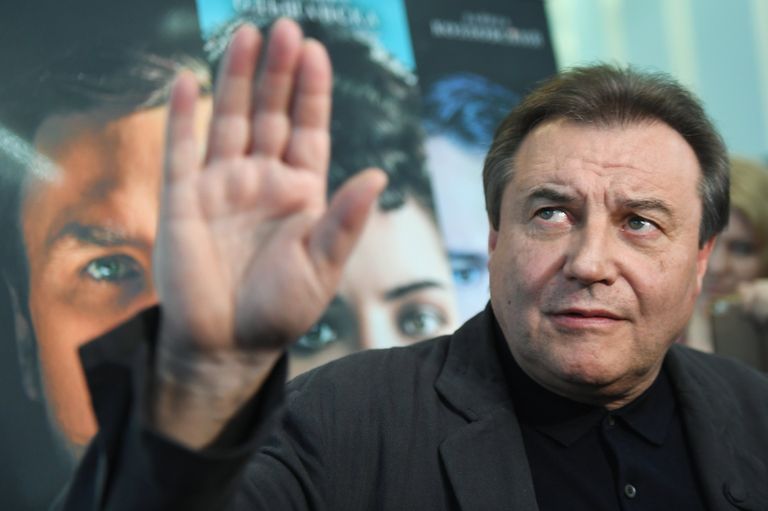 Режиссер Алексей Учитель на пресс-конференции создателей и актеров фильма Матильда Режиссер Алексей Учитель на пресс-конференции создателей и актеров фильма Матильда