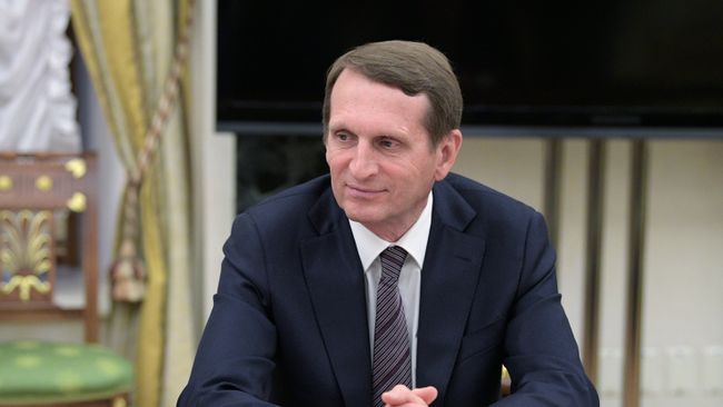 Директор Службы внешней разведки Сергей Нарышкин. Архивное фото Директор Службы внешней разведки Сергей Нарышкин. Архивное фото