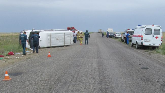 На месте ДТП в Калмыкии. 16 июня 2017 На месте ДТП в Калмыкии. 16 июня 2017