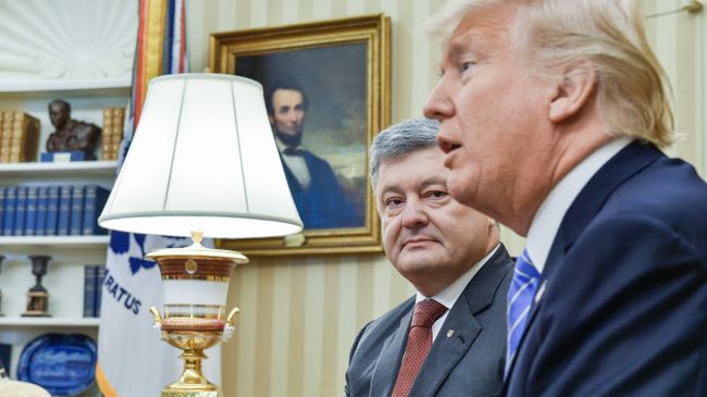 Президент Украины Петр Порошенко и президент США Дональд Трамп во время встречи. 20 июня 2017 Президент Украины Петр Порошенко и президент США Дональд Трамп во время встречи. 20 июня 2017
