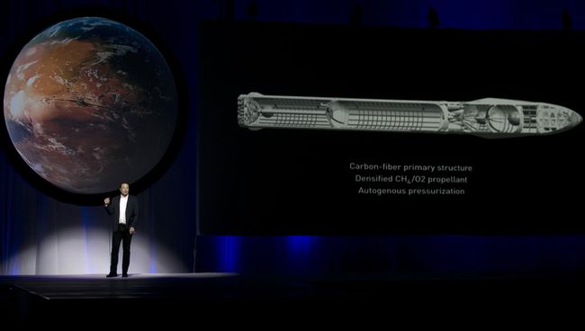 Глава SpaceX Илон Маск рассказывает о планах по колонизации Марса. Архивное фото Глава SpaceX Илон Маск рассказывает о планах по колонизации Марса. Архивное фото