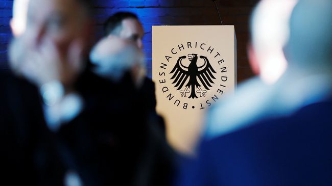 Логотип Федеральной разведывательной службы Германии (BND). Архивное фото Логотип Федеральной разведывательной службы Германии (BND). Архивное фото
