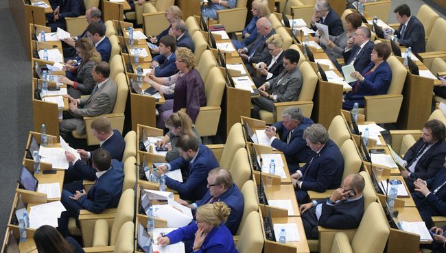 Пленарное заседание Госдумы РФ. Архивное фото